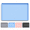 Blue-19"L x 12"W, variant on Silicone Kitchen Mat Black 19"L x 12"W Pet Feeding Use
