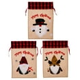thumbnail image 2 of Christmas Gift Bags Large Santa Sacks Drawstring Christmas Bags Gift Bags,22" x 14", 2 of 6