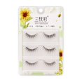thumbnail image 1 of 3 Pairs Thick Soft Eyelashes DIY Lashes Fluffy Effect Lightweight for Wedding Dating Party Makeup, 1 of 9