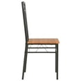 thumbnail image 3 of vidaXL Dining Chairs 4 pcs Brown MDF, 3 of 5