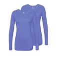 thumbnail image 1 of Adar sous-Vêtements pour Femmes 2 Pack - Tee-Shirt de Confort à Manches Longues, 1 of 7