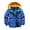 Blue, variant on Toddler Boy Winter Coat Kids Winter Latest Thicken Hooded Jacket Warm Quilted Coat Casual Outdoor Cool Cute for Boys Girls Autumn Spring(Yellow,6-7 Years)