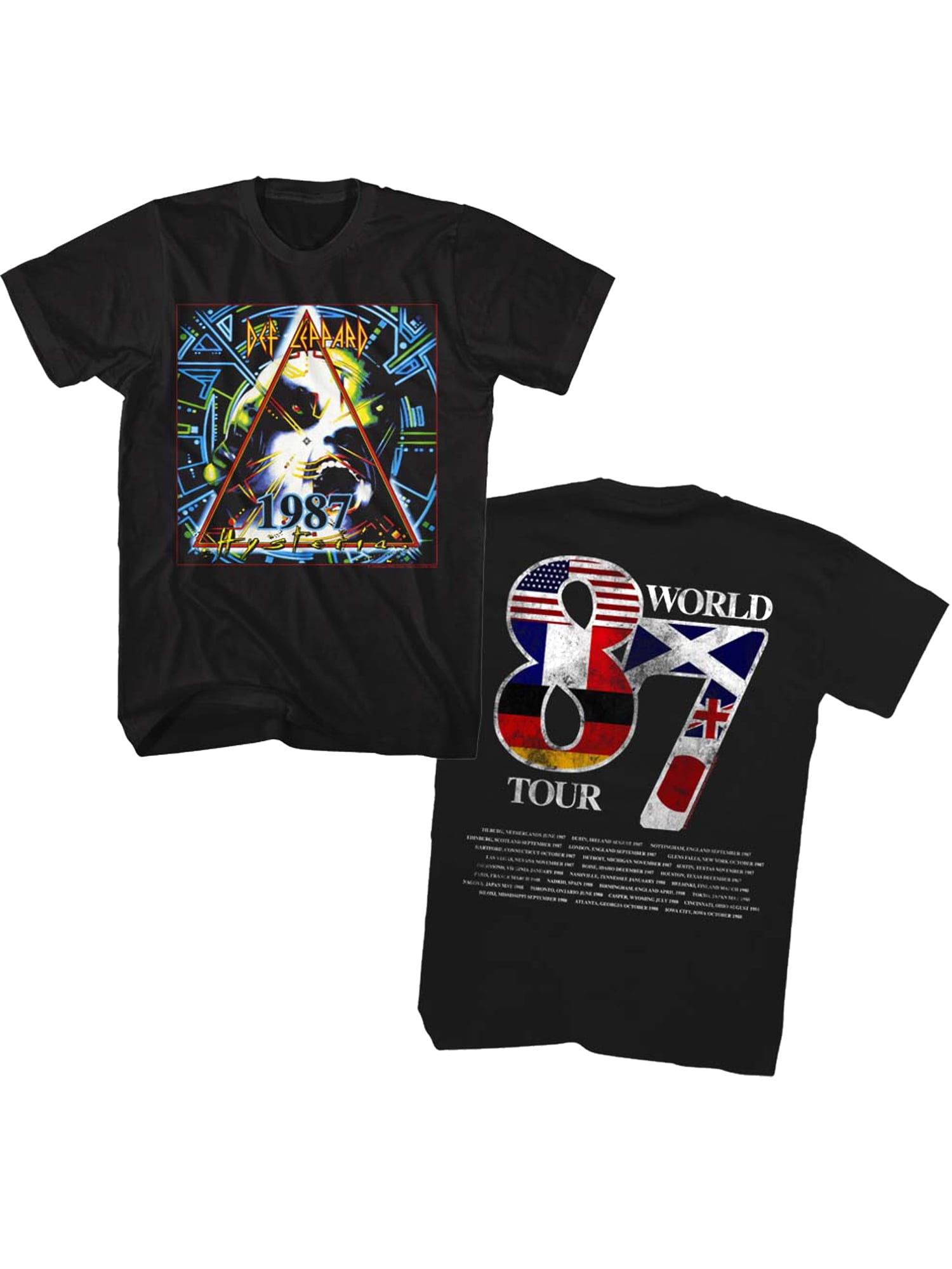 Def Leppard 87 World Tour Tee Shirt 