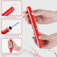 thumbnail image 4 of New Wine Cork Opener, Air Pressure Pump Bottle Opener 2-in-1 Design Pump Wine Opener 7S Quick Opening, Air Pressure Wine Opener with Foil Cutter, Great Gift for Wine Lovers, Red, 4 of 7