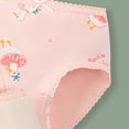 thumbnail image 5 of NIEWTR Toddler Girls Underwear Cotton Panties Kids Briefs Super Soft Cute Animal Pattern（A01-Light Pink,4-5 Years), 5 of 5