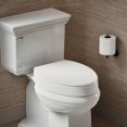 thumbnail image 2 of Asiento de inodoro KOHLER Hyten Elevated Quiet-Close blanco, 2 of 9