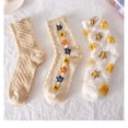 thumbnail image 4 of Holzlrgus 6-Pack Cute Girly Stylish Floral Cottoncore Ankle Socks for Women, 4 of 4