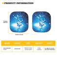 thumbnail image 4 of Chririnla Blue Butterfly Car Sun Shade for Women Thermal Windshield Sunshade Reflective UV Protection Sun Visor for Front Window, Novelty Car Accessories Interior Decor, 4 of 7