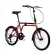 thumbnail image 2 of Bicicleta Plegable BENOTTO FOOLD R20 6V Frenos V Acero rojo, 2 of 4