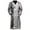 A2 White, variant on Big and Tall Gothic Leather Trench Coat for Men Turndown Button Down Jacket Fall Winter Warm Long Coat Faux Leather Jacket with Pockets S-5XL