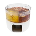 thumbnail image 5 of Round Beverage Dispenser, Indoor White Drink Dispenser, Tabletop 360° Rotatable Drink Dispenser 6L/1.59gal, 5 of 11