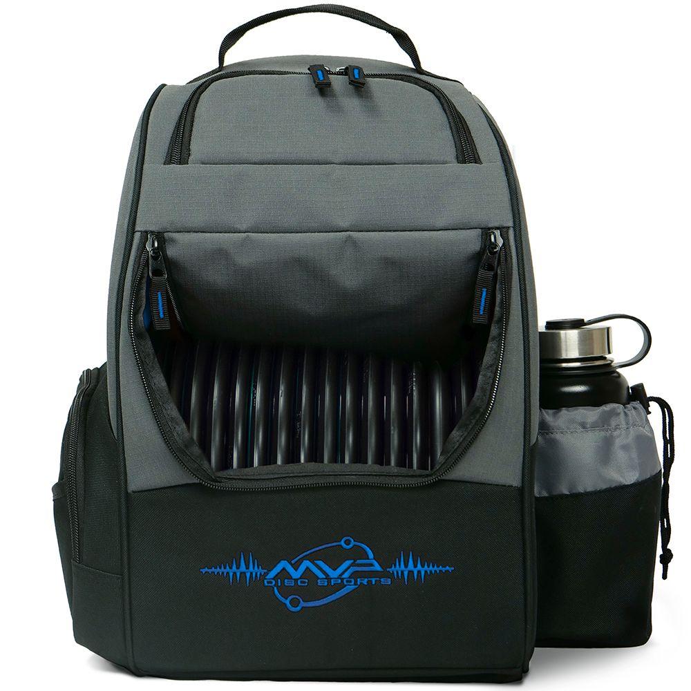 MVP Shuttle Backpack Disc Golf Bag - Gray/Orange