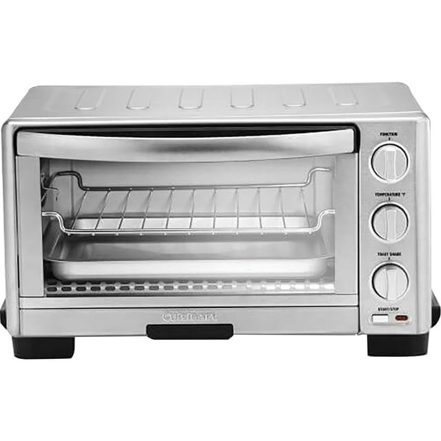 Cuisinart TOB-1010 Horno tostador, 11.875" x 15.75" x 9", acero inoxidable