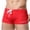 Red, variant on Mens Swim Trunks Solid Color Drawstring Hot Spring-embarrassment Quick Quick-drying Swim Shorts Clearance
