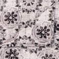 thumbnail image 3 of Fabric Mart Direct White, Black Digital Print Polyester Fabric By The Yard, 54 inch or 137 cm width, 10 Continuous Yards Black Polyester Fabric, Victorian Baroque, Upholstery Drapery Curtain Wholesale, 3 of 8