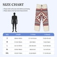 thumbnail image 4 of Lsque Fashion Tatreez Print Men's Pajama Pants, Lounge Pant - Comfortable Home Wear,Elastic Waistband, Stylish Design-Large, 4 of 9