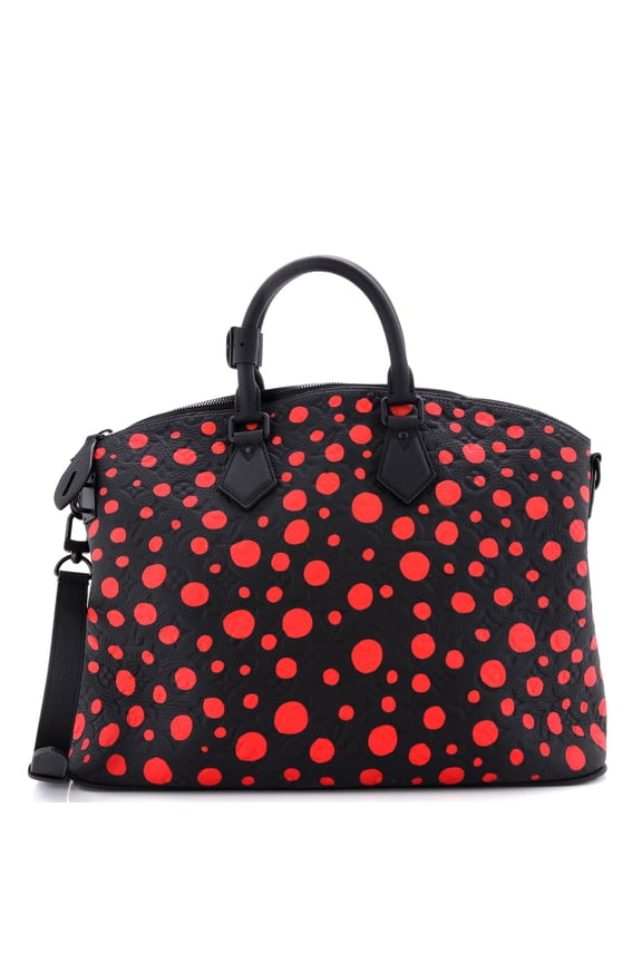 Pre-Owned Lockit Yayoi Kusama Infinity Dots Monogram Empreinte MM By Rebag