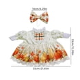thumbnail image 5 of Porch Goose Outfits for 19-23 Inch Statue Pumpkin Fall Dress with Matching Bow Autumn Harvest Decor for Outdoor Front Porch Patio Garden and Yard Seasonal Displays, 5 of 7