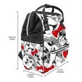 thumbnail image 3 of Women Backpack Diaper Bag Baby Nappy Bag, French Bulldog Bow Pattern mummy bag, Lightweight Maternity Large Capacity Stylish Outdoor Tote Bag for Men Women Mommy Dad Baby Boy Girl, 3 of 5