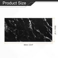 thumbnail image 2 of Uxcell 10pcs Peel and Stick Wall Panels 23.6" x 11.8" Skin Feel Brick Wallpapers (19.4 Sq. Ft. Coverage) Marble Tiles Adhesive Backsplash, Black with White Crack, 2 of 6