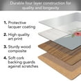 thumbnail image 3 of CounterArt "Pink Flower on Gray" Hardboard Tabletop Placemats 4-Pack, 3 of 7