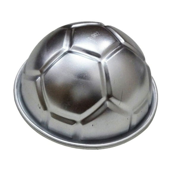CMrtew Professional Football Cake Mold Hemisphere Baking Tool for DIY Soccer Jelly Desserts | Reusable Silicone Football Shape Cake Mould (1 Piece)