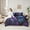 Blue Purple, variant on Feelyou Kawaii Couple Cat Twin Bedding Sets 7-Piece, Cute Kitten Lover Bedding Comforter Set, Teens Kids Boys Girls Reversible Sheet Sets, Luxury Bedroom Decor