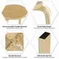 thumbnail image 6 of Costway Set of 4 18" Stacking Stool Round Dining Chair Backless Wood Home Decor, 6 of 9