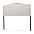 thumbnail image 2 of HomeStock Asian Allure Modern And Contemporary Fabric Upholstered Headboard, Versatile Headboards for All Platform Beds, Modern Headboards for Bedrooms-Color:Beige,Size:King, 2 of 10