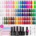 thumbnail image 1 of Set de esmaltes de uñas Beetles Gel, 60 colores con capa base superior, 69 unidades, 1 of 6