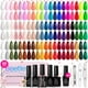 thumbnail image 1 of Set de esmaltes de uñas Beetles Gel, 60 colores con capa base superior, 69 unidades, 1 of 6