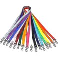 thumbnail image 1 of 5 X Neck Lanyard For Id Card Id Badge Key Lanyard With Lobster Clasp Random Color, 1 of 5