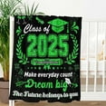 thumbnail image 5 of Graduation Soft Throw Blanket 2025, Birthday High School College Graduation Gifts for Daughter Son from Mom Dad, Class of 2025 Graduation Blanket Gifts for Him Her, 5 of 5