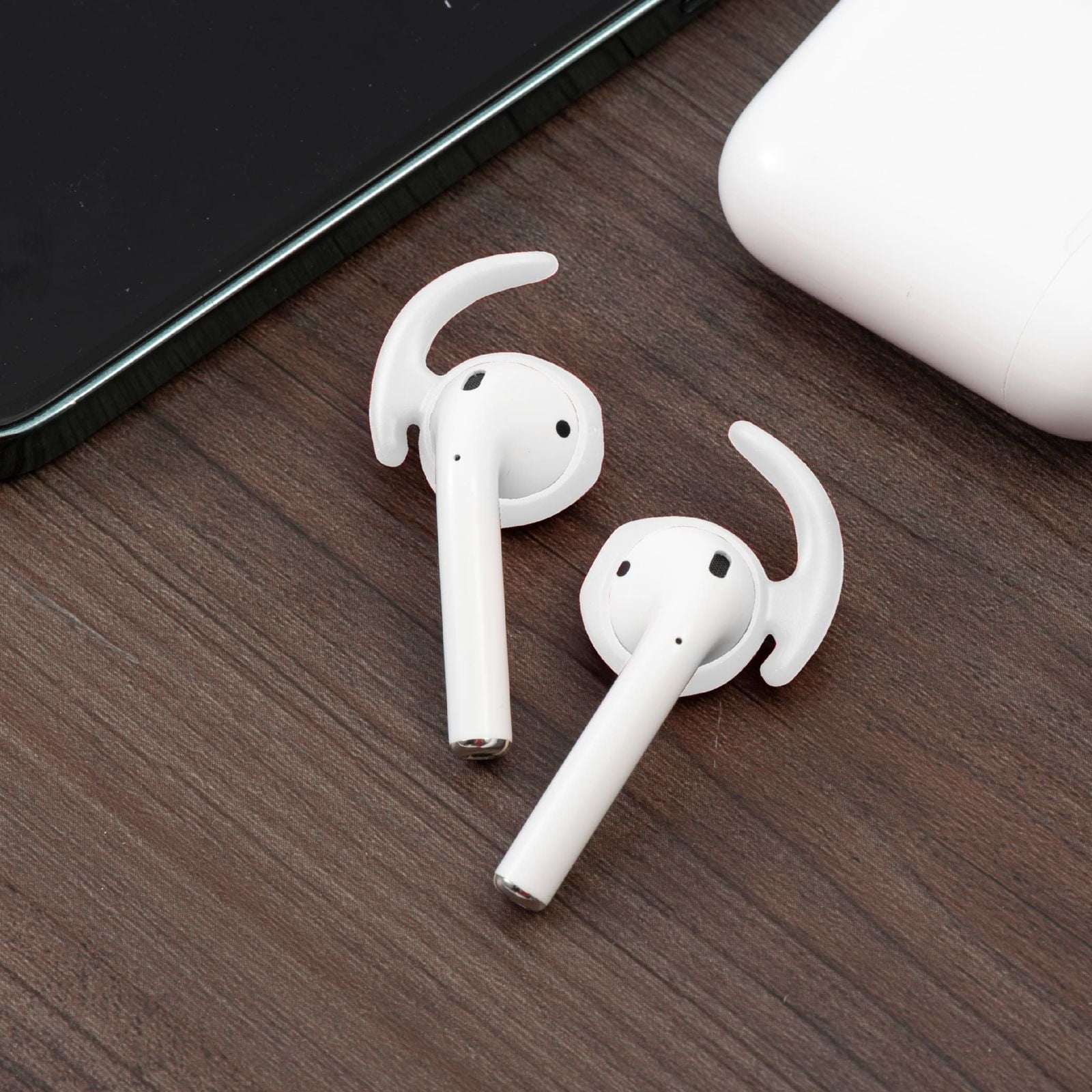 IMAK 1 Pair Hook-shaped Earphone Holder Anti-loss Ear Hooks for