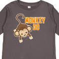 thumbnail image 4 of Inktastic Monkey Do with Monkey Boys or Girls Long Sleeve Toddler T-Shirt, 4 of 5