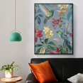 thumbnail image 1 of (30 × 40 cm) Impresiones sin marco, pájaros simples, flores, plantas, sala de estar abstracta, dormitorio, decoración de porche, núcleo de lona, ​​marco interior para colgar, 1 of 5