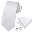 thumbnail image 2 of Set de corbatas Barry.Wang Silk Floral de 150 cm para fiesta de boda, 2 of 6