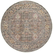 Chris Loves Julia x Loloi Rosemarie Stone/Multi 2'-7 x 4' Area Rug