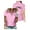 Pink, variant on Jschlatt Golf Shirt Women Short Sleeve Half Zip Sports Tops