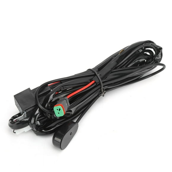 Oubit Fog Light Wiring Harness,2M Switch Wiring Harness LED Lamp Wiring Harness Spotlight Wiring Harness High-End Performance