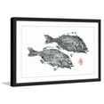 thumbnail image 3 of "Striped Seabream" Framed Painting Print, 3 of 5