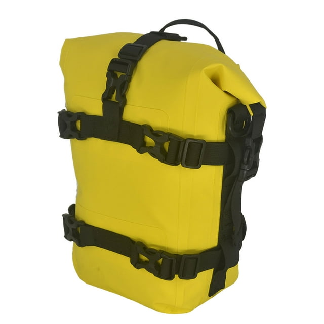Enqiretly Motorcycle Polyester Fiber Easy To Bag Bag Motorcycle Waterproof Large Capacity Bag Bag Installation Multi Bag yellow 8l