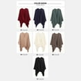 thumbnail image 2 of zttd shawl wraps for women blanket scarf cardigan loose open front elegant poncho cape, 2 of 8