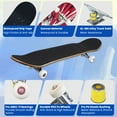 thumbnail image 2 of Complete Skateboards for Beginners,7 Layer Canadian Maple Double Kick Deck,31''Pro Cruiser Japanese skate Board, 2 of 5