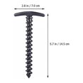 thumbnail image 2 of 10 clavijas de nailon para tienda., 2 of 3