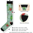 thumbnail image 3 of FREEAMG Christmas Decoration Compression Socks for Men & Women Running Stockings Knee High Socks for Gardening Running Cycling Travel and Climbing, 1 Pair, 3 of 7