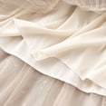 thumbnail image 4 of Tanhomme Women's Tulle Skirts High Low Layered Puffy Fairy Skirts Length Irregular Tutu Skirt Fashion Women Summer Gradient Color Tulle Skirt High Waist Pleated Long Female Tutu Skirts, 4 of 7