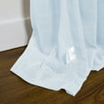 thumbnail image 6 of TWOPAGES Privacy Semi Sheer Curtain 84 X 84 Inches Long 1 Piece Light Filtering Drape for Bedroom, Baby Blue, 6 of 6