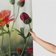 thumbnail image 3 of PRATYUS Flowers Shower Curtain for Bathroom Decor with Hooks, Chic Modern Style, Waterproof Polyester Fabric, Various Sizes Available 36"x72, 3 of 7