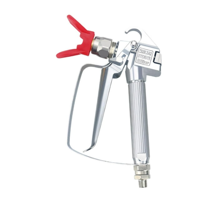 Pulverizador de pintura , herramienta profesional de Metal resistente, pulverizador de pintura de látex de alta eficiencia, accesorios de rojo sin boquilla